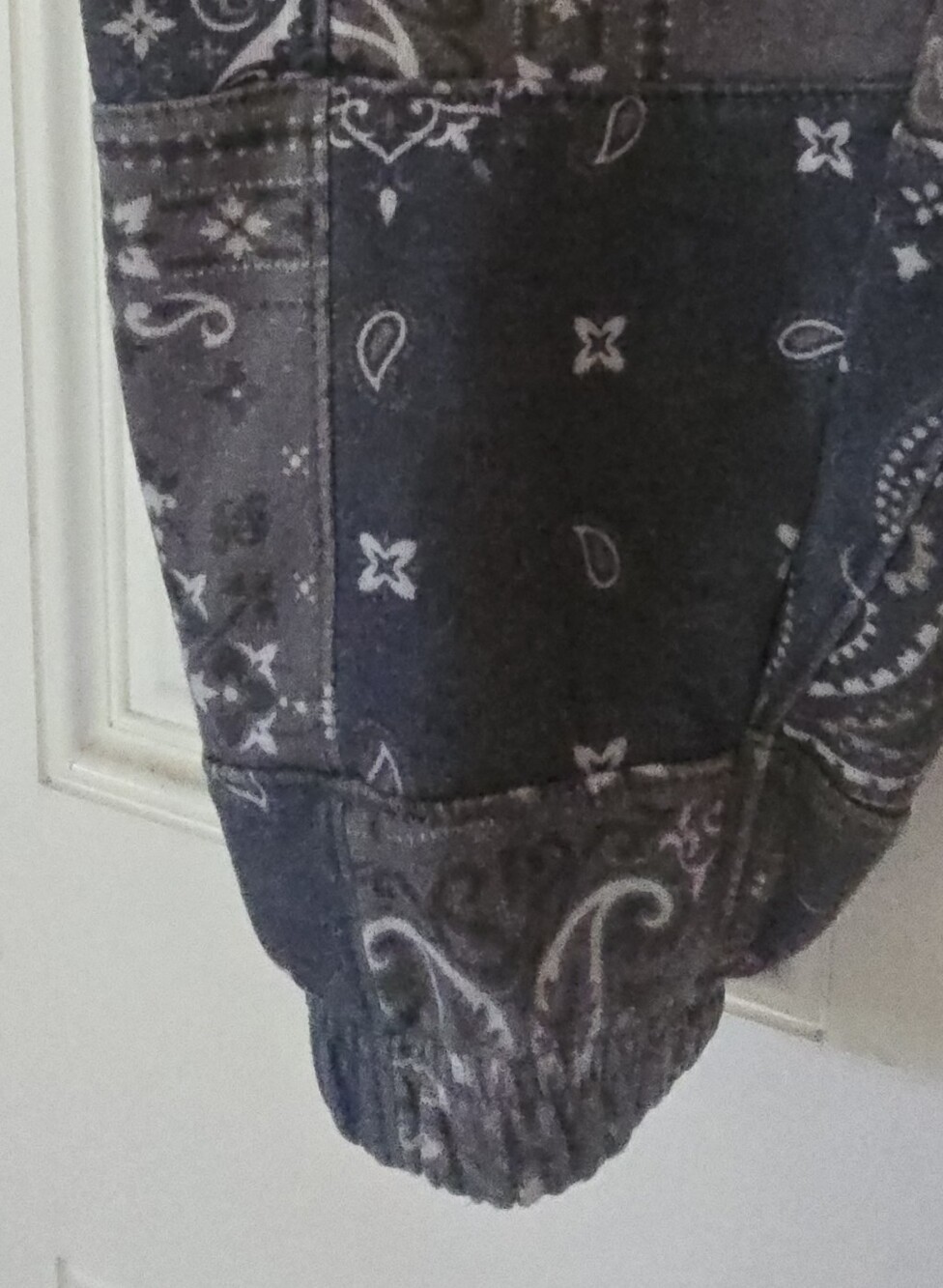 Aviator Nation Bandana Quilted Charcoal Sweatpants M - Picture 7 of 12